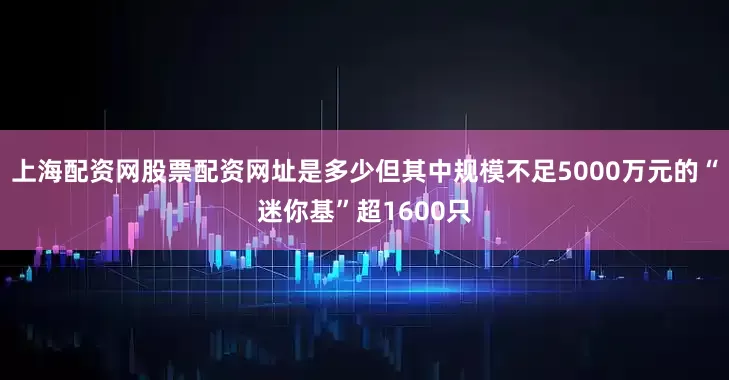 上海配资网股票配资网址是多少但其中规模不足5000万元的“迷你基”超1600只