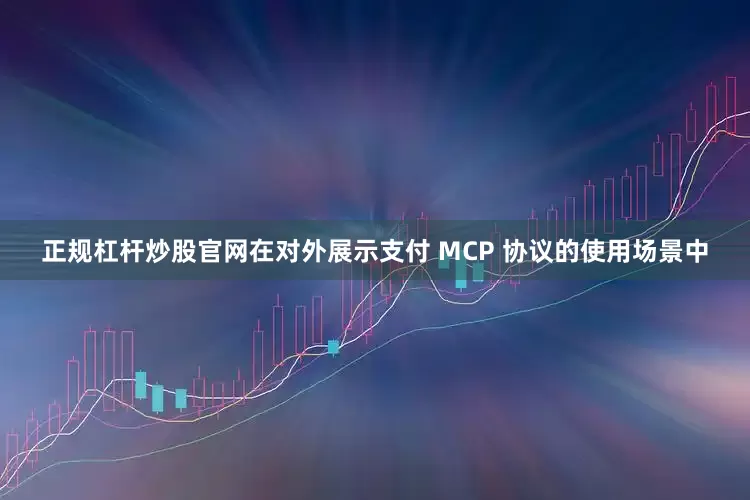 正规杠杆炒股官网在对外展示支付 MCP 协议的使用场景中
