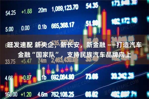 旺发速配 新央企，新长安，新金融 ——打造汽车金融“国家队”，支持民族汽车品牌向上